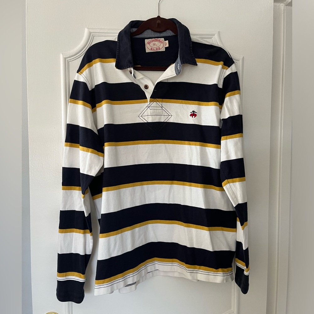 Brooks Brothers Striped Rugby Sweatshirt
